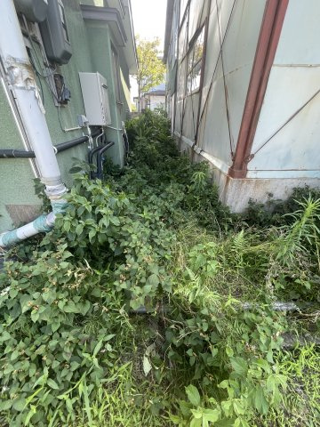 会津若松市建福寺前　古屋付き住宅用地の外観