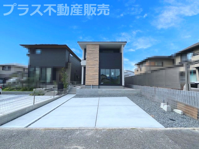 【外観】 | 春日市塚原台2丁目1期　1号棟（全1棟）【仲介手数料無料・0円】 | 現地写真。同じ物件を見るなら、プラス不動産販売にお任せ下さい。