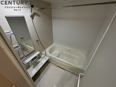 座れるようになっているお風呂で、快適です！