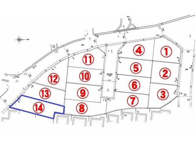 【区画図】 | 山科区北花山市田町　新築戸建