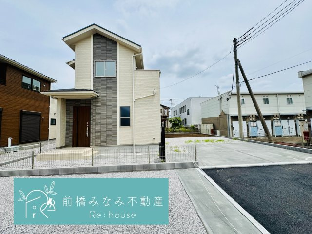 前橋市大友町2丁目　６号棟(全９棟)　ブルーミングガーデン　新築建売分譲の外観|外はこのようになっています