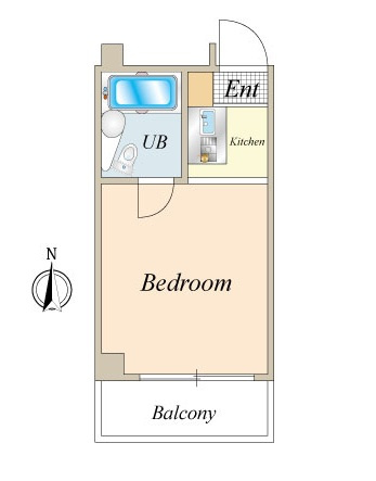 最上階南向き住戸