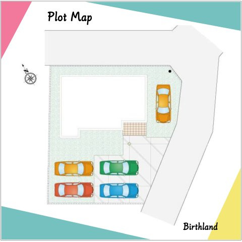 新築戸建・建売　太田市東矢島町　Kダンパー　全2棟の区画図|■土地面積：216.62m²（65.52坪）■建物面積：112.19m²（33.93坪）
