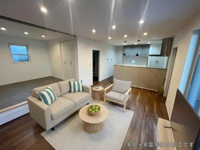 【居間・リビング】 | セルリアンステージ岩国市尾津町一丁目
