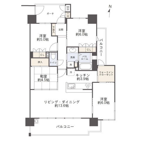 サーパス古高松駅前の間取り