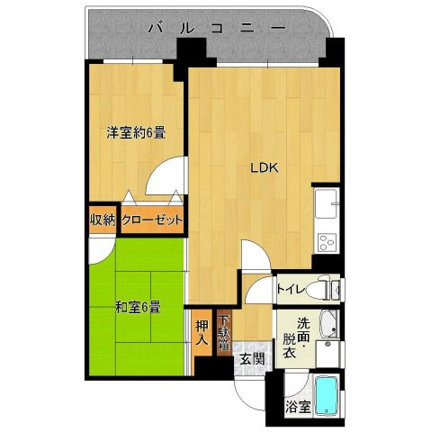 シャンヴル箱崎の間取り