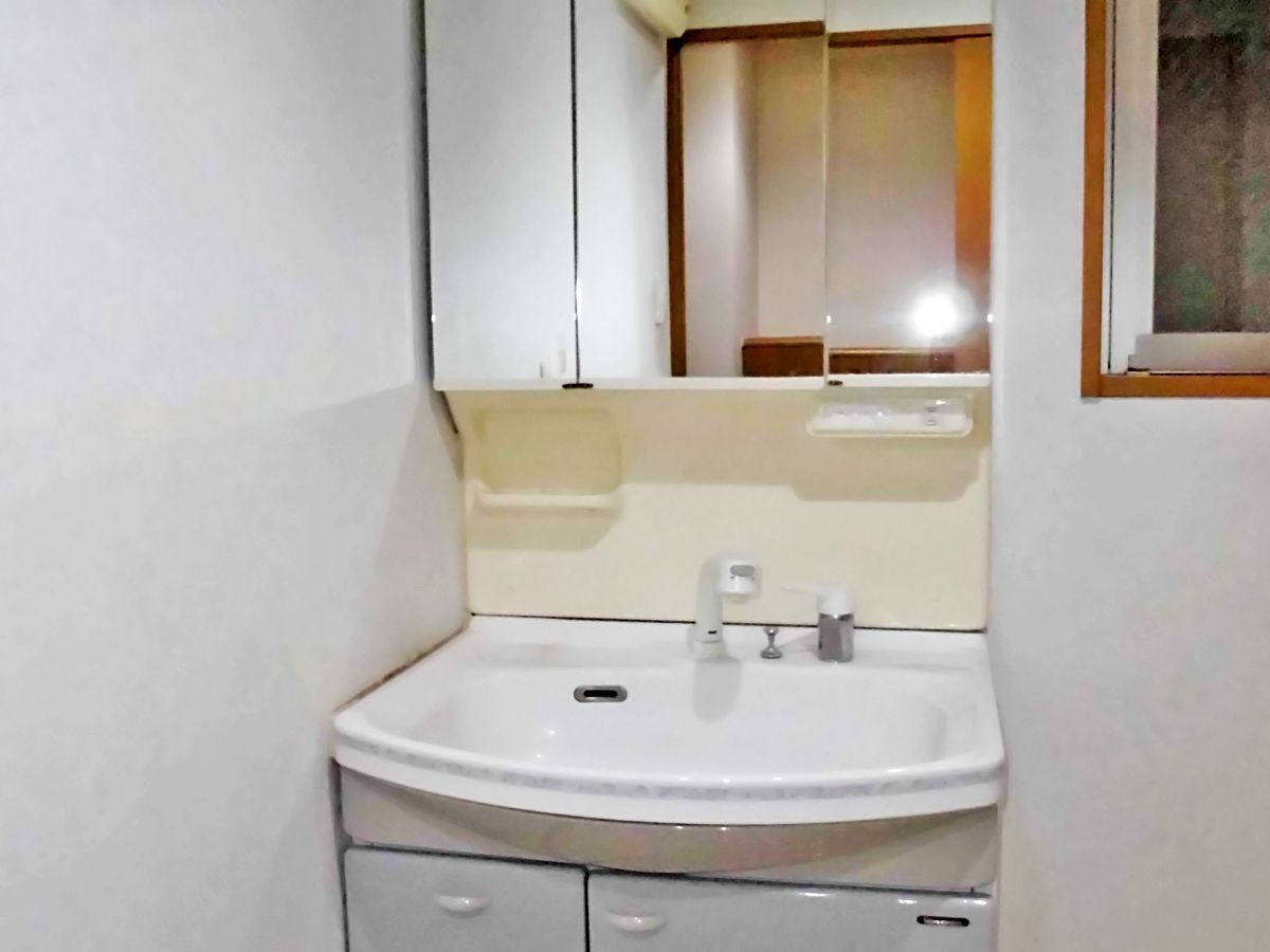 シャンヴル箱崎の洗面所