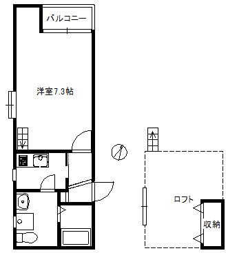 スクエア別府の間取り