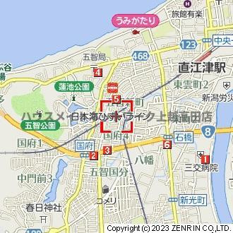 コントレイルの地図|位置図
