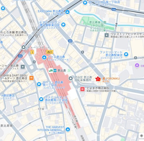 フェルテ髙波の地図