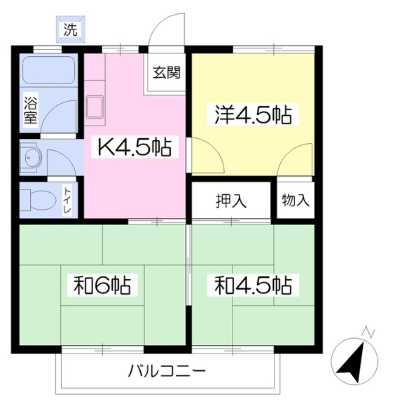 西山ハイツ　Ｂ