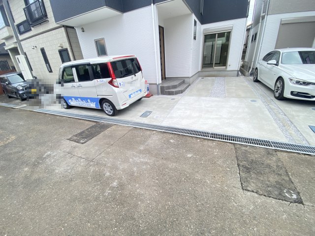 祝　成約済み　八王子市　富士見町　新築戸建て　５期の駐車場|～仲介手数料無料☆八王子ひなた不動産～八王子市富士見町　新築戸建て
