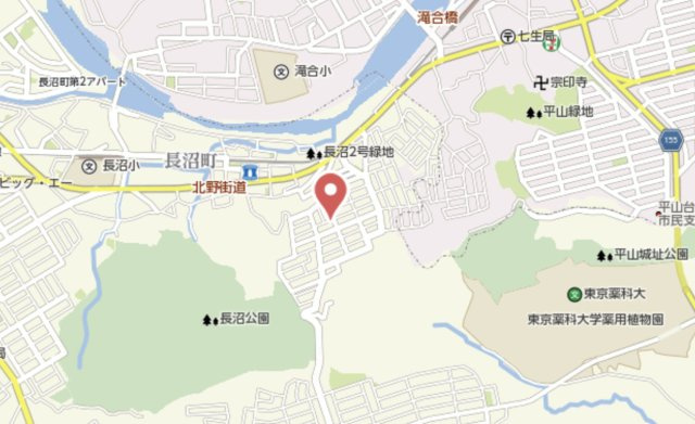 祝：成約済み　八王子市　長沼町　中古戸建の地図|～仲介手数料無料☆八王子ひなた不動産～八王子市長沼町　中古戸建