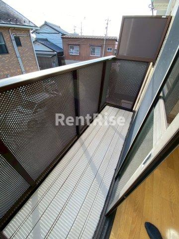 プラッサムコート今伊勢Bのバルコニー