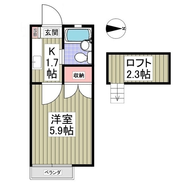 SERENA佐倉の間取り