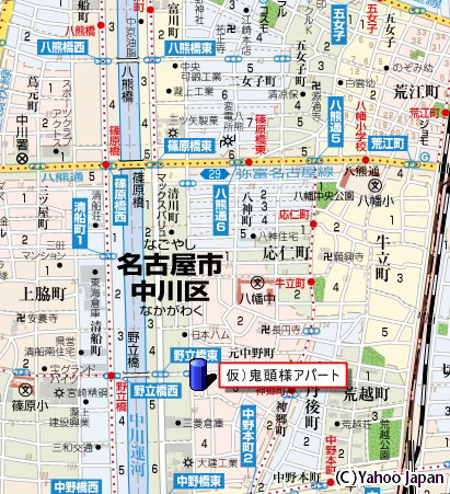 ＭＹＨＯＵＳＥカナルの地図
