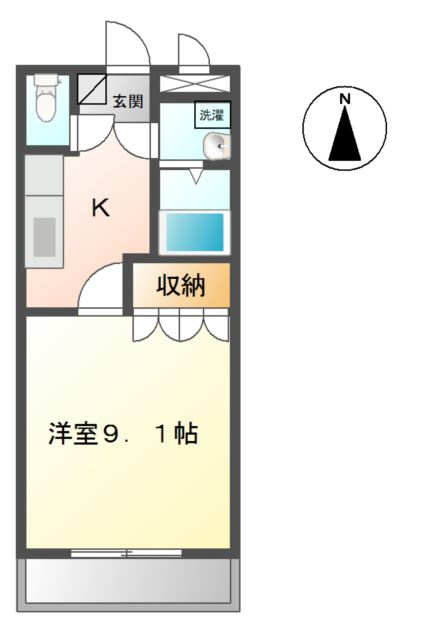メルヴェールの間取り
