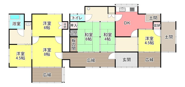 【間取り】 | 田布施・波野