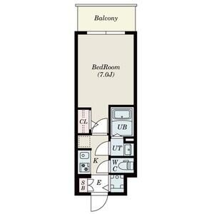 S-RESIDENCE難波大国町Unoの間取り