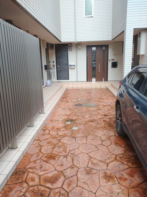 天野アパートメントのロビー|★アプローチ★