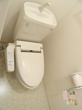 グランドソレイユ　Ａのトイレ|シャワー付トイレ