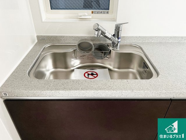 松原市天美北　第2期　新築一戸建ての設備|広々としたシンクで食器洗いも楽々！