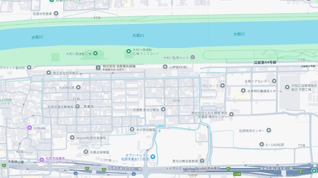 松原市天美北　第2期　新築一戸建ての地図