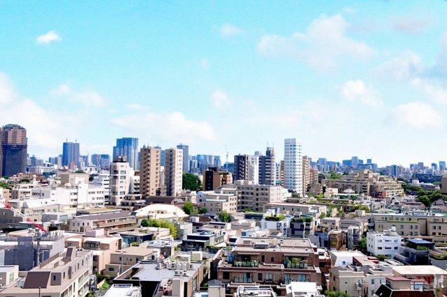 【展望】 | オリンピアード麻布霞坂 | 13階住戸につき眺望良好です。