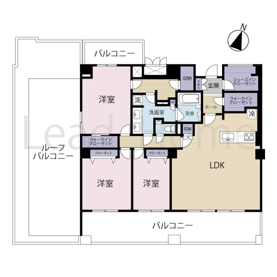 【間取り】 | オリンピアード麻布霞坂