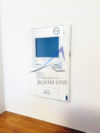 クレイシア蔵前のセキュリティ|モニター付きインターホンです。