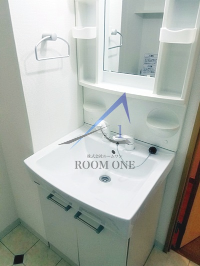 クレイシア蔵前の洗面所|洗面台です。