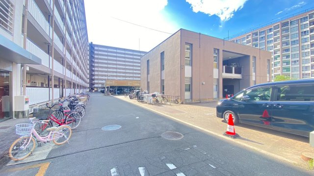 旭コーポB棟の駐車場|駐車場現地写真です。