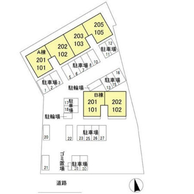 【区画図】 | ロイヤルガーデンB