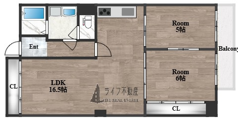 アクロシャトー俊徳道の間取り