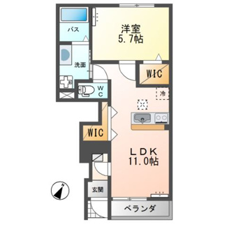 【間取り】 | コンフォール　Ｋ