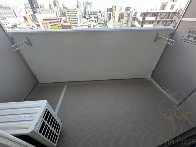 Alivis福島海老江のバルコニー