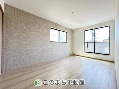 【洋室】 | ハートフルタウン宇都宮市上戸祭町2期　B号棟 | 陽光がふんだんに降り注ぐお部屋です。陽だまりの空間で、プライベートなお家時間も快適にお過ごしいただけます♪
