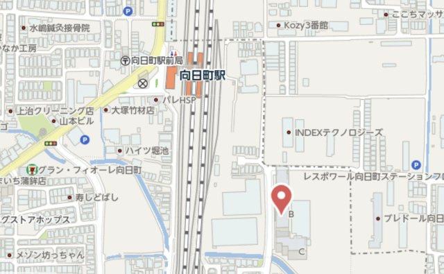 レスポワール向日町ステーションフロントA棟　8階の地図