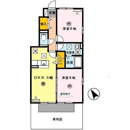 【間取り】 | フェリッス関戸
