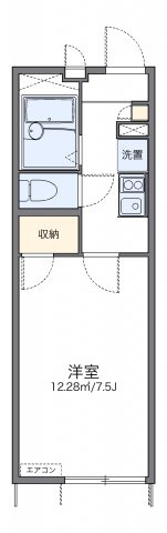 レオパレスプリムローズの間取り