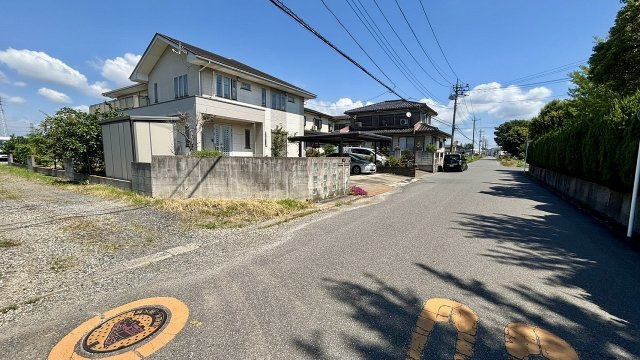 越谷市野島の前面道路含む現地写真|令和7年7月撮影