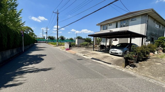 越谷市野島の前面道路含む現地写真|令和7年7月撮影