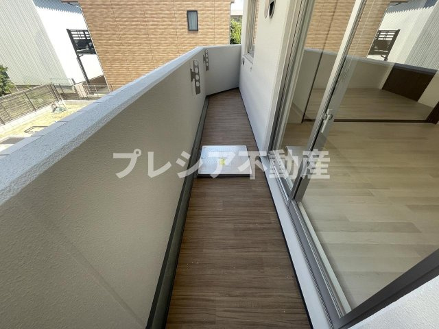 GROOVE上甲子園レジデンスのバルコニー