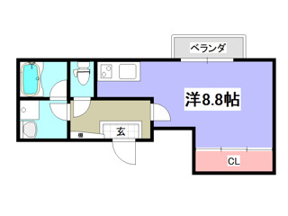 カスターニャフォレストの間取り|【代表的な間取です】