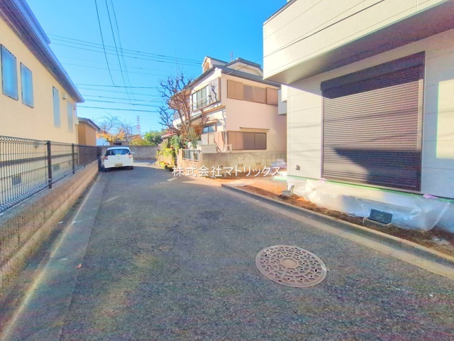 練馬区西大泉6丁目　南道路×整形地　限定1棟の前面道路含む現地写真