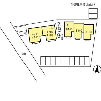【区画図】 | Lead みすず A棟
