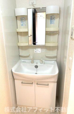 【洗面所】 | Lead みすず A棟 | 洗髪洗面化粧台