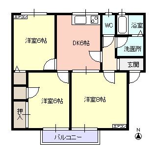 ハールザイレンスCの間取り
