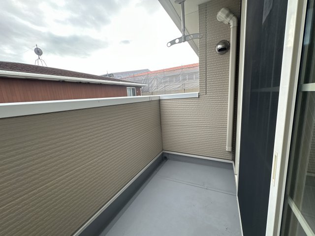ラフレシールあぼしＣのバルコニー