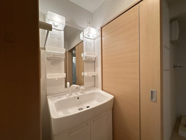 ラフレシールあぼしＣの洗面所